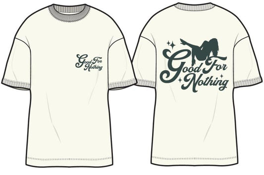 Oversized T-Shirt Dancer Graphic T-Shirt