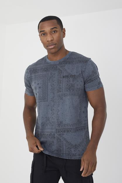 Mens Brave Soul Khaki T-Shirt