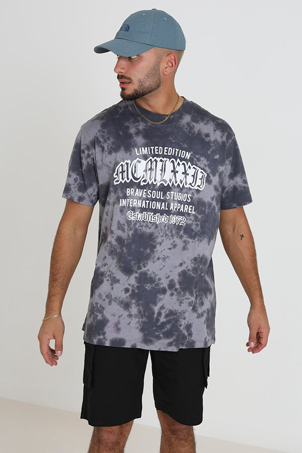 All Over Tie Dye Oversized Printed T-Shirt