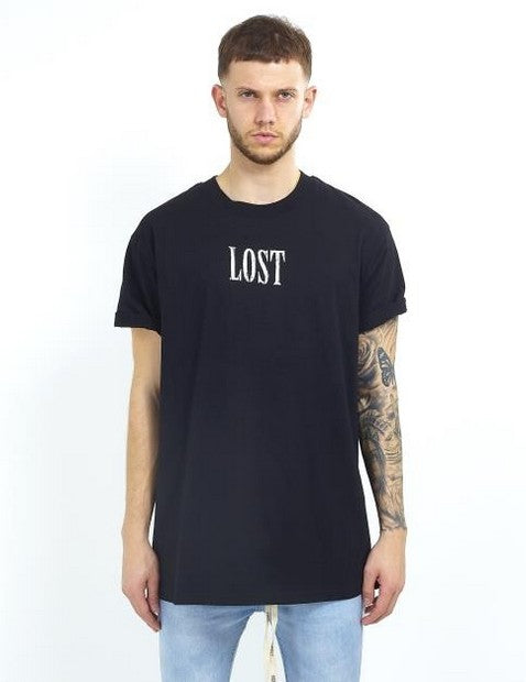 Black Oversized T-Shirt With White Text