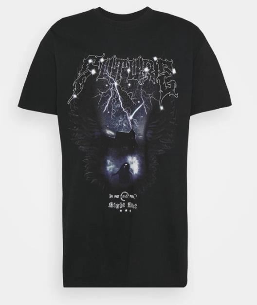Night Addict Graphic Print Tee