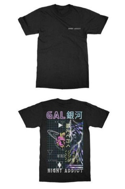 Night Addict Graphic Print Tee
