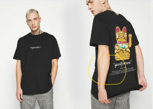 Night Addict Graphic Print T-Shirt