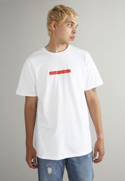Night Addict Graphic Print Tee Front And Back Print