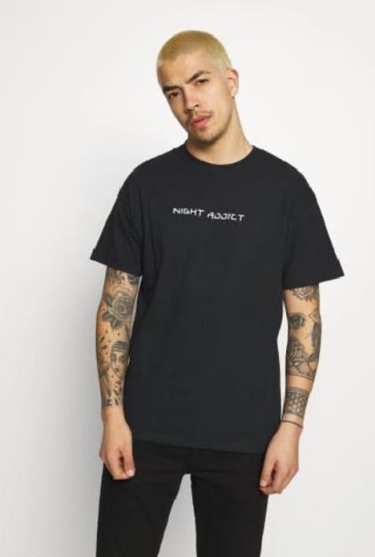 Night Addict Graphic Print Tee