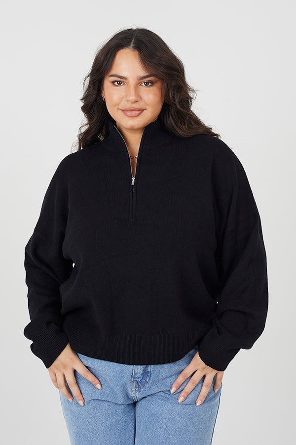 Ladies Brave Soul Black Knitwear