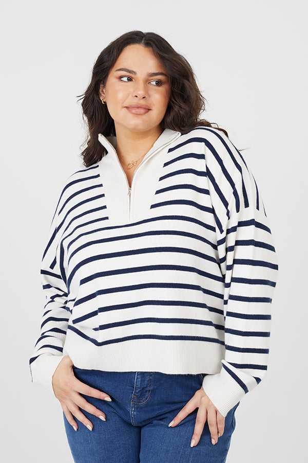 Ladies Brave Soul Ivory Knitwear