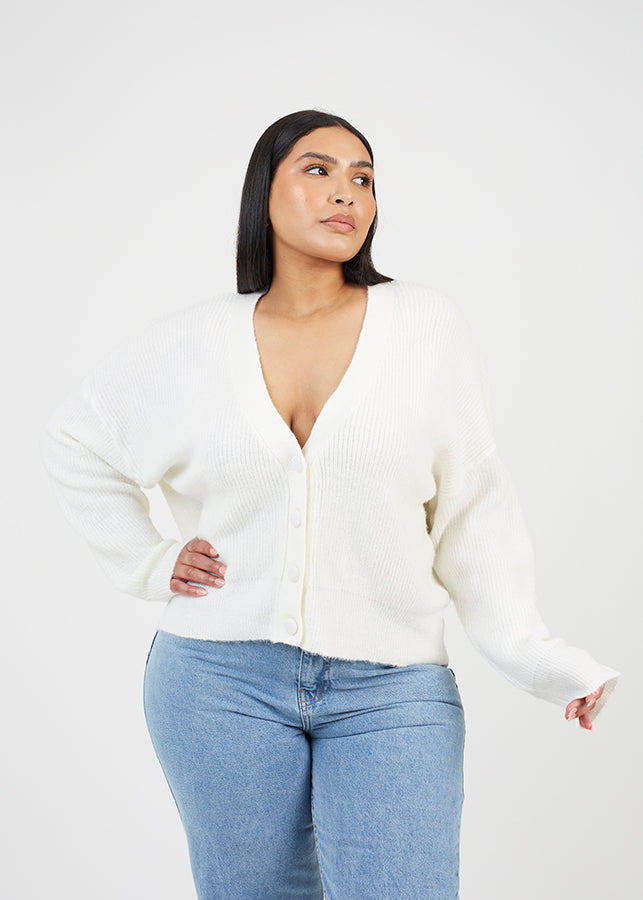 Ladies Brave Soul Ivory Cardigan