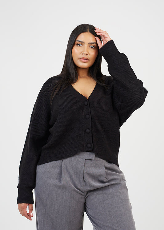 Ladies Brave Soul Black Cardigan