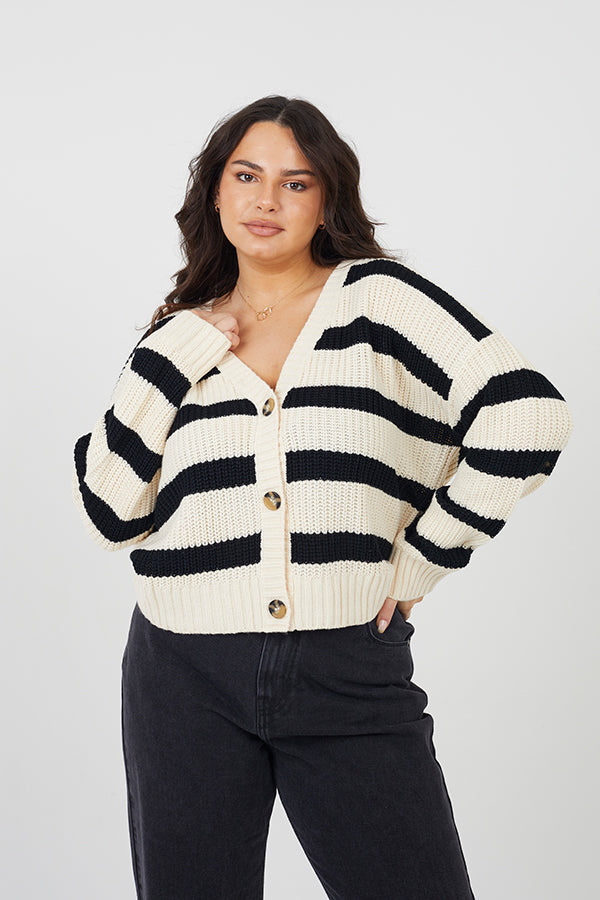 Ladies Brave Soul Oatmeal Cardigan