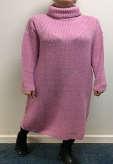 Brave Soul Plus Emma Roll Neck Knitted Dress