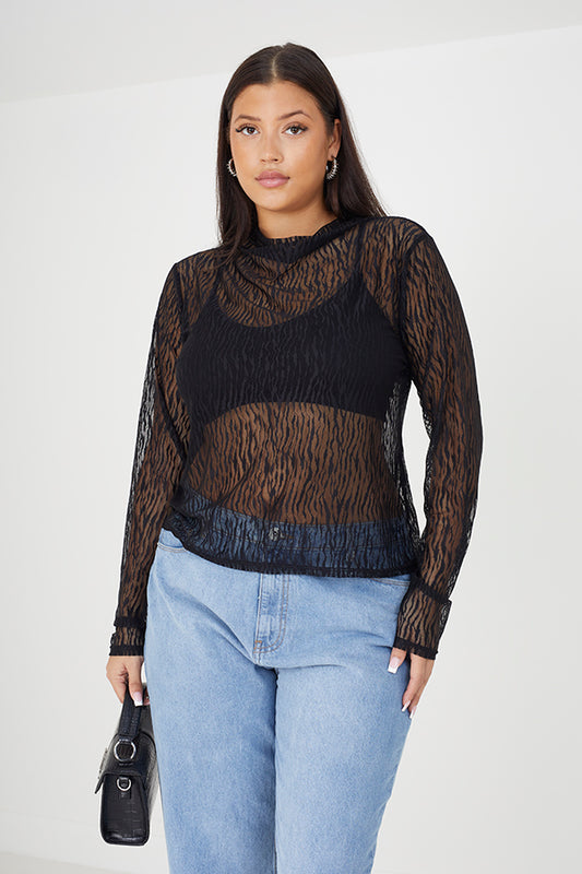 Ladies Brave Soul Large L/S Top