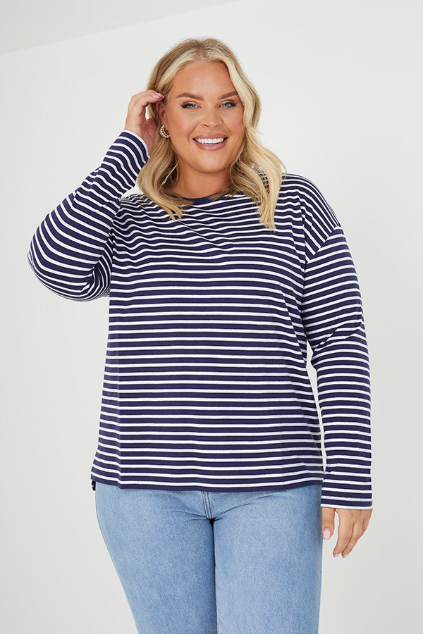 Long Sleeve Stripe Top