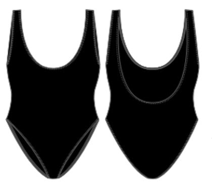 Swimwear Plus Scoop Neck Swimsuit