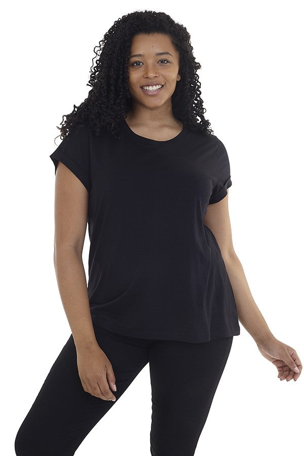 Plain Plus Size T-Shirt