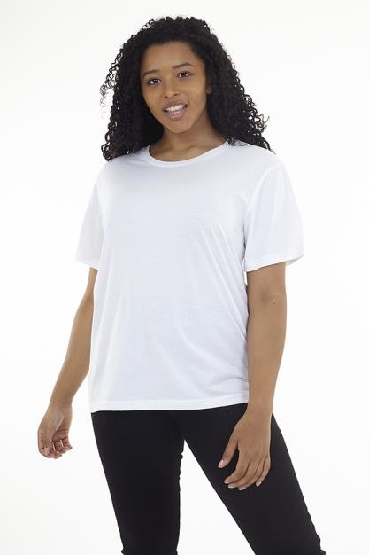 Plus Size Plain Oversized Cotton T-Shirt