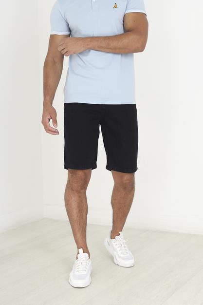 Loose Fit Denim Shorts X2 Side Pockets